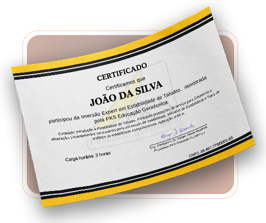 Mockup do certificado de participação da imersão